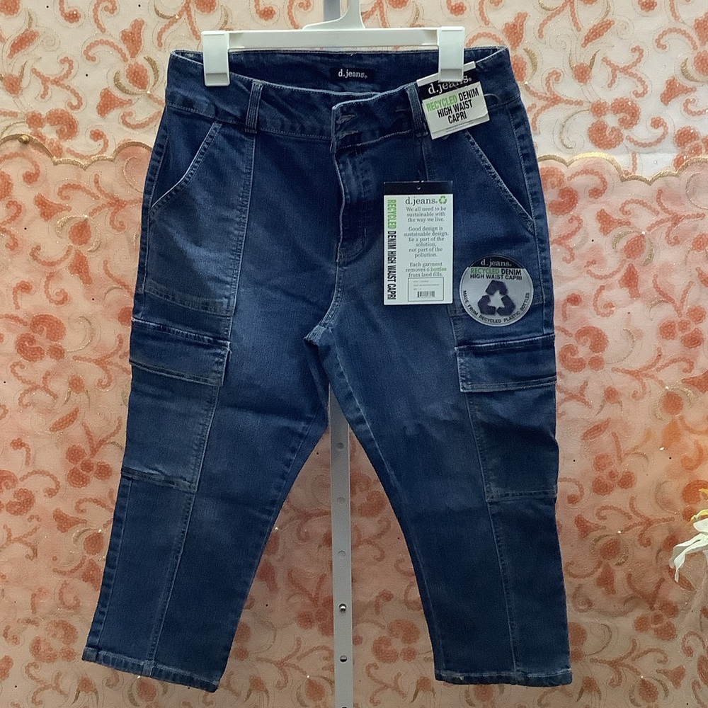 d. jeans Dark Blue Capris